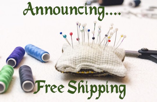 Free shipping in my Etsy shop